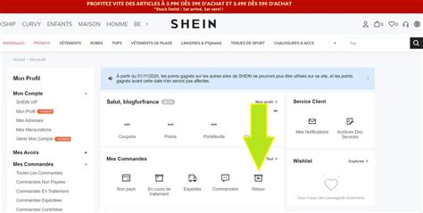 renvoyer une commande shein|Les conditions de retour et de remboursement pour。